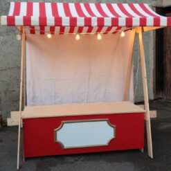 Nostalgie Stand faltbar mit Beleuchtung
