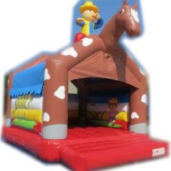 Cowboy Pferd Ansicht