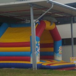 Hüpfburg Strand/Delphin P-L 9 Strand unterm Dach