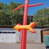 Skydancer / Airdancer / Winkies / Skytubes 1 skydancer rot pfeil