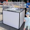 Flogos™lite - Die Grosse 90cm Schaumwölkchen Maschine 1 Schaumwölkchen Maschine XXL weiss verkleidet