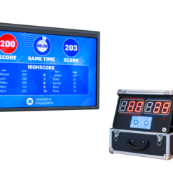 Bungee Run mit Buzzer Reaktionspiel 7 IPS scorebord