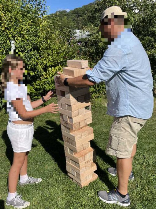 Mega Jenga - Das ultimative Geschicklichkeitsspiel in XXL!
