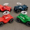 buntes 4er Bobby Car Set